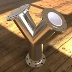 Ống thép lót gốm chữ Y ⋆ CERAMIC LINED ELBOW Y